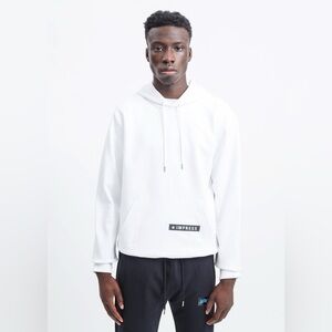 Helmut Lang Worldwide Hoodie Sweatshirt White Men’s Size Small